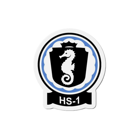 HS 1 Helicopter Anti Submarine Squadron 1 (U.S. Navy) Die-Cut Magnet-4" x 4"-The Sticker Space