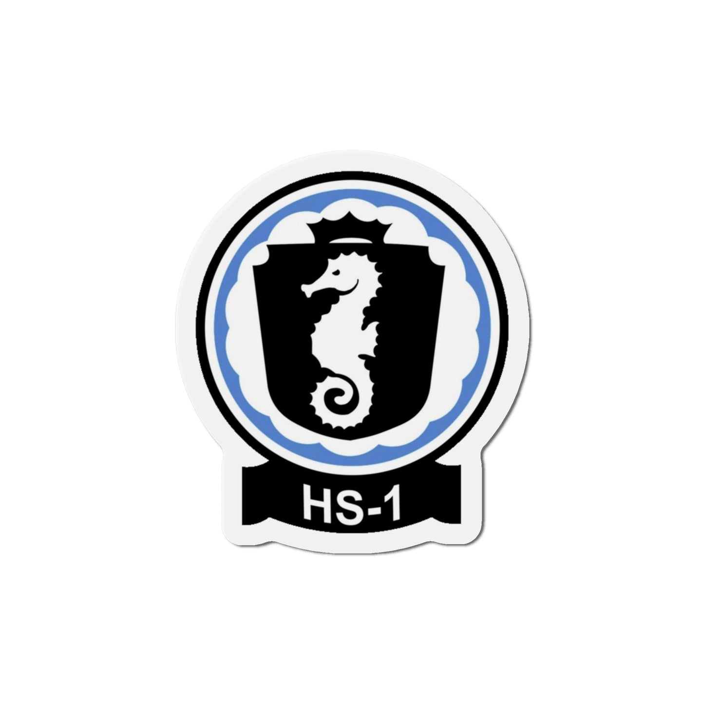 HS 1 Helicopter Anti Submarine Squadron 1 (U.S. Navy) Die-Cut Magnet-6 × 6"-The Sticker Space