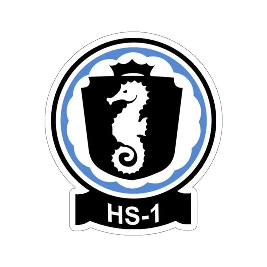 HS 1 Helicopter Anti Submarine Squadron 1 (U.S. Navy) STICKER Vinyl Die-Cut Decal 6 Inch - The Sticker Space