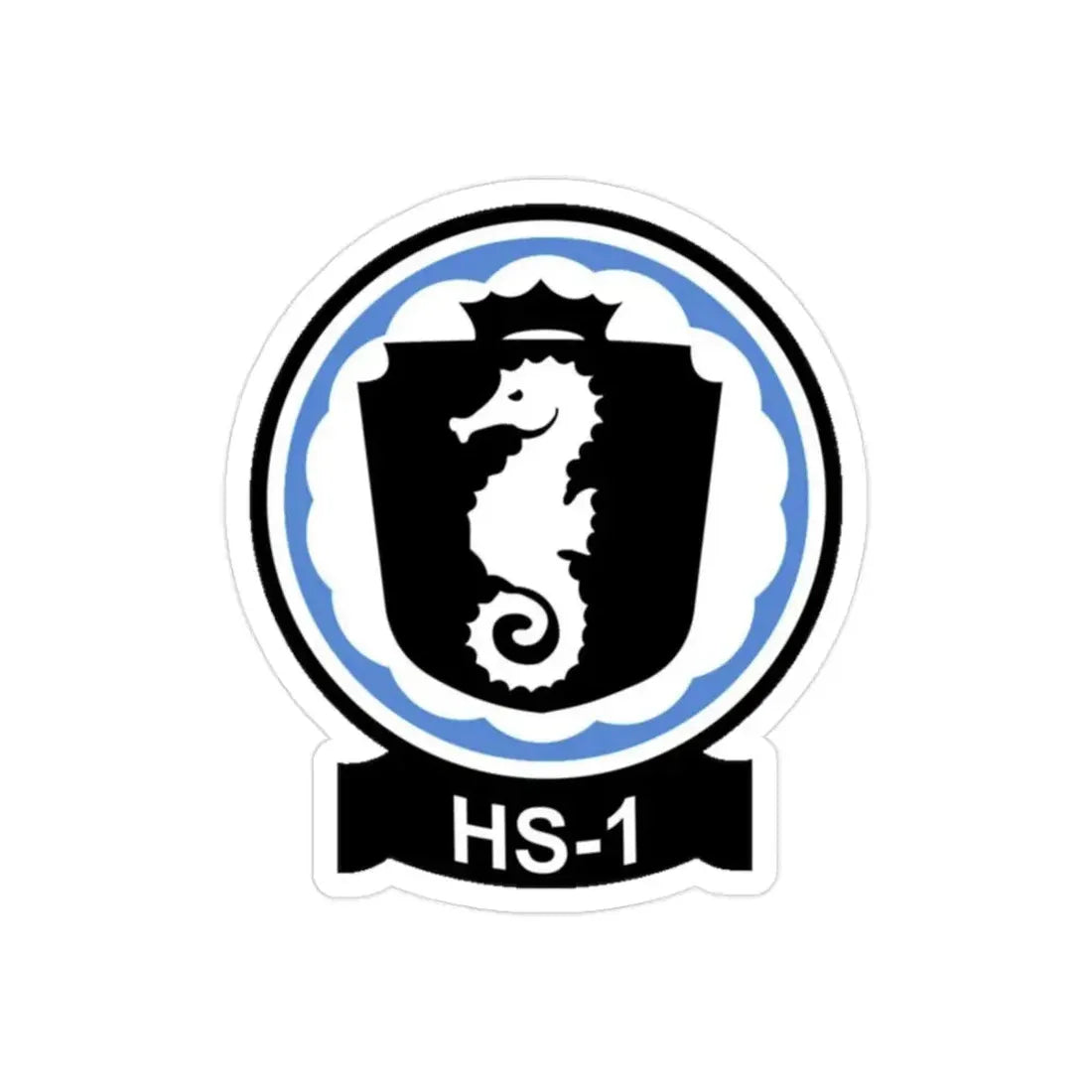 HS 1 Helicopter Anti Submarine Squadron 1 (U.S. Navy) Transparent STICKER Die-Cut Vinyl Decal - The Sticker Space
