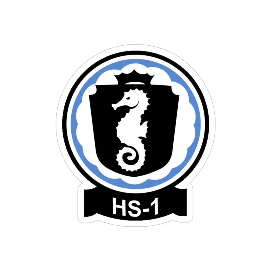 HS 1 Helicopter Anti Submarine Squadron 1 (U.S. Navy) Transparent STICKER Die-Cut Vinyl Decal - The Sticker Space