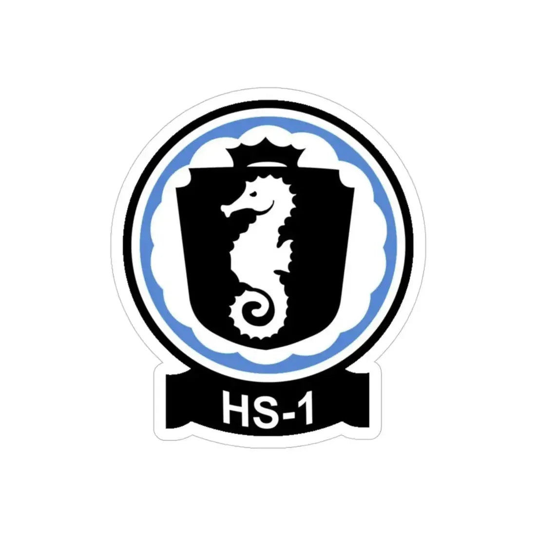 HS 1 Helicopter Anti Submarine Squadron 1 (U.S. Navy) Transparent STICKER Die-Cut Vinyl Decal - The Sticker Space