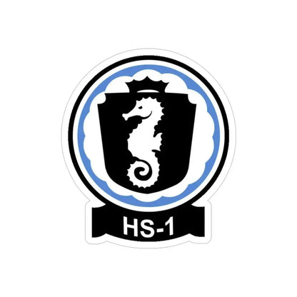 HS 1 Helicopter Anti Submarine Squadron 1 (U.S. Navy) Transparent STICKER Die-Cut Vinyl Decal - The Sticker Space