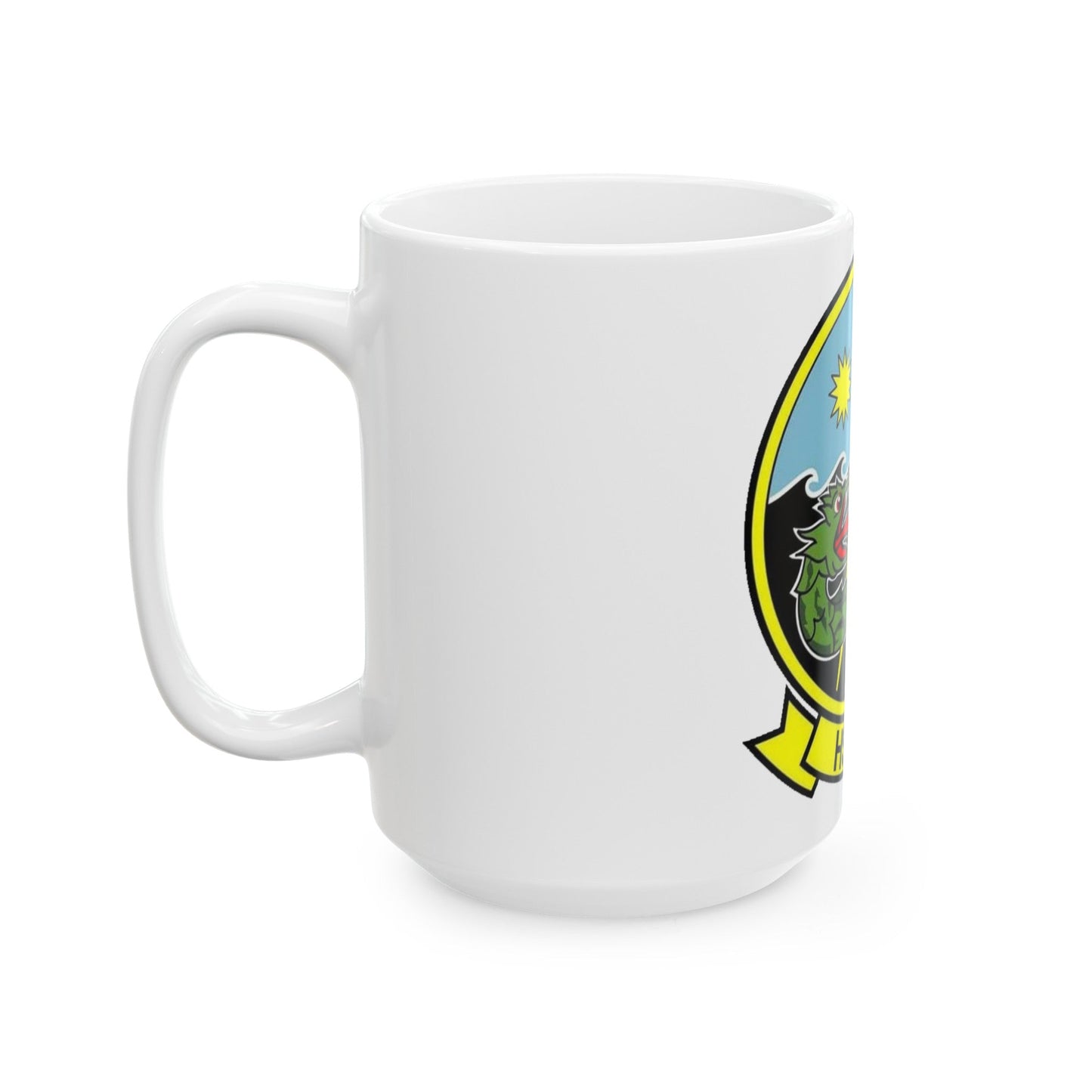 HSC 11 Helicopter Sea Combat Squadron 11 (U.S. Navy) White Coffee Mug-The Sticker Space