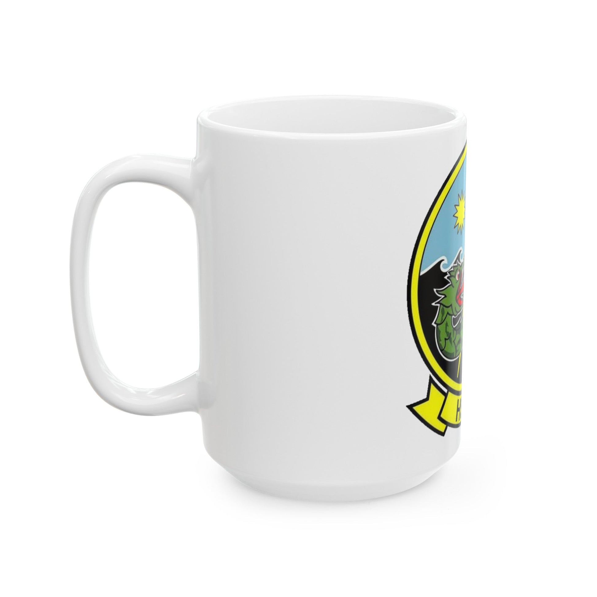 HSC 11 Helicopter Sea Combat Squadron 11 (U.S. Navy) White Coffee Mug-The Sticker Space