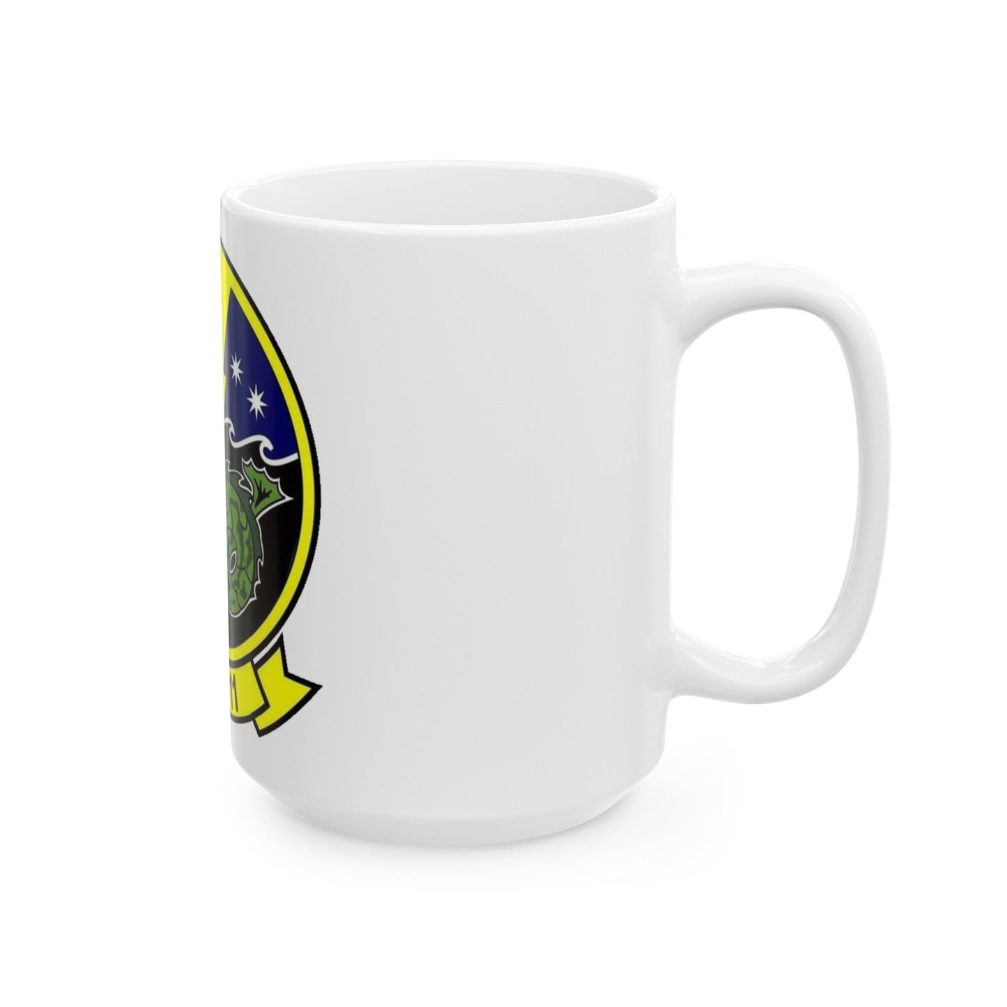 HSC 11 Helicopter Sea Combat Squadron 11 (U.S. Navy) White Coffee Mug-The Sticker Space