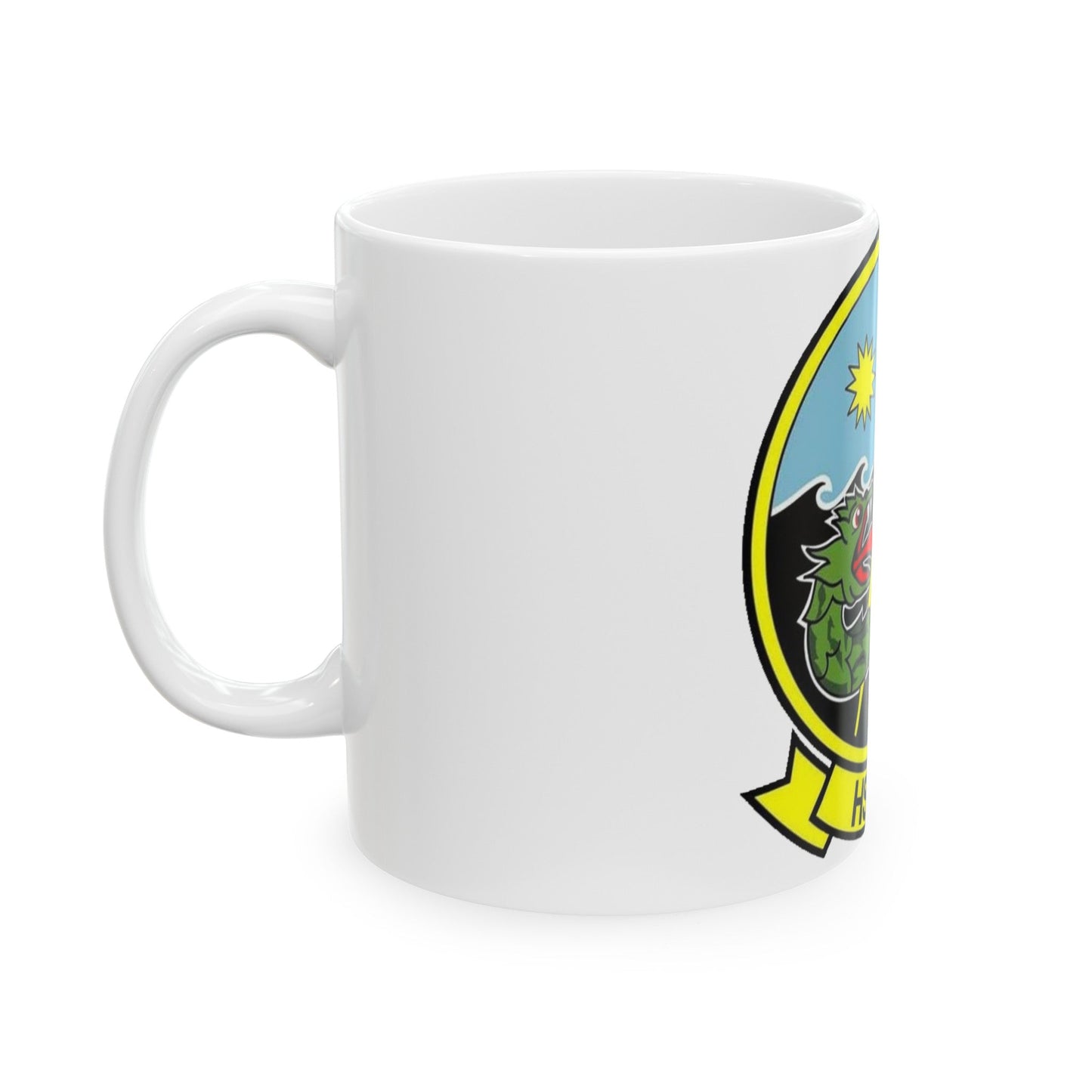 HSC 11 Helicopter Sea Combat Squadron 11 (U.S. Navy) White Coffee Mug-The Sticker Space