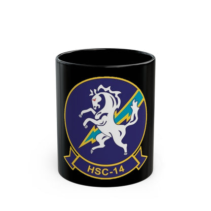 HSC 14 (U.S. Navy) Black Coffee Mug-11oz-The Sticker Space