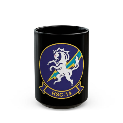 HSC 14 (U.S. Navy) Black Coffee Mug-15oz-The Sticker Space