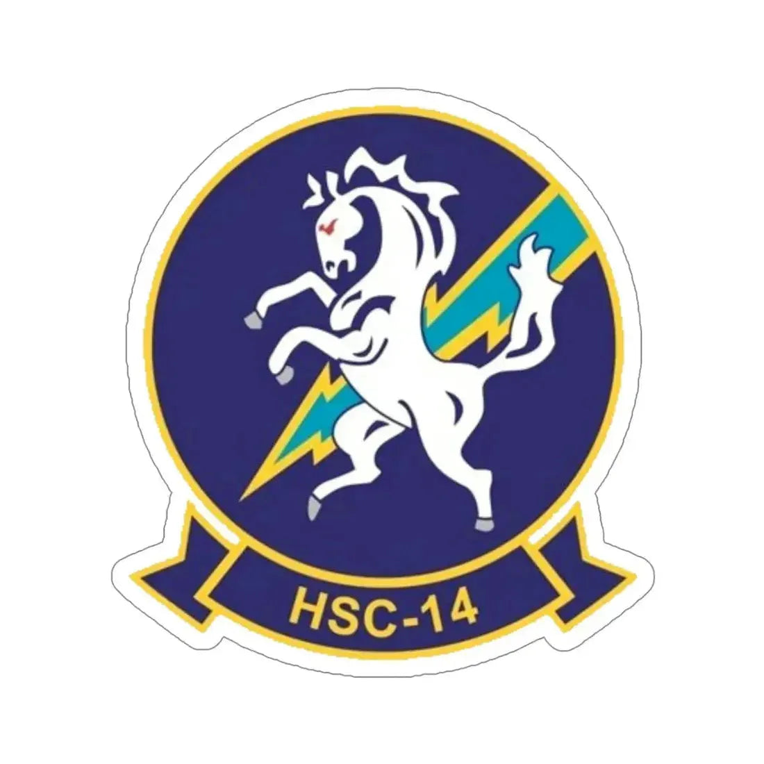 HSC 14 (U.S. Navy) STICKER Vinyl Die-Cut Decal 5 Inch - The Sticker Space