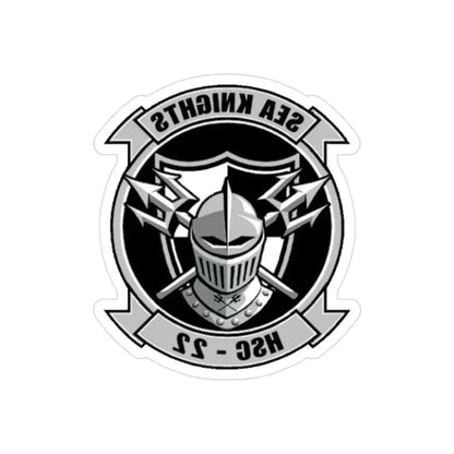 HSC 22 (U.S. Navy) REVERSE PRINT Transparent Die-Cut STICKER - The Sticker Space