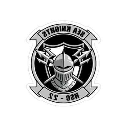 HSC 22 (U.S. Navy) REVERSE PRINT Transparent Die-Cut STICKER - The Sticker Space