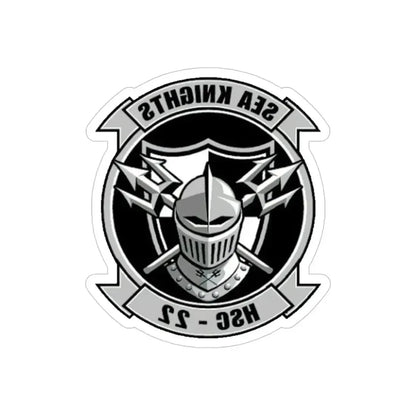 HSC 22 (U.S. Navy) REVERSE PRINT Transparent Die-Cut STICKER - The Sticker Space