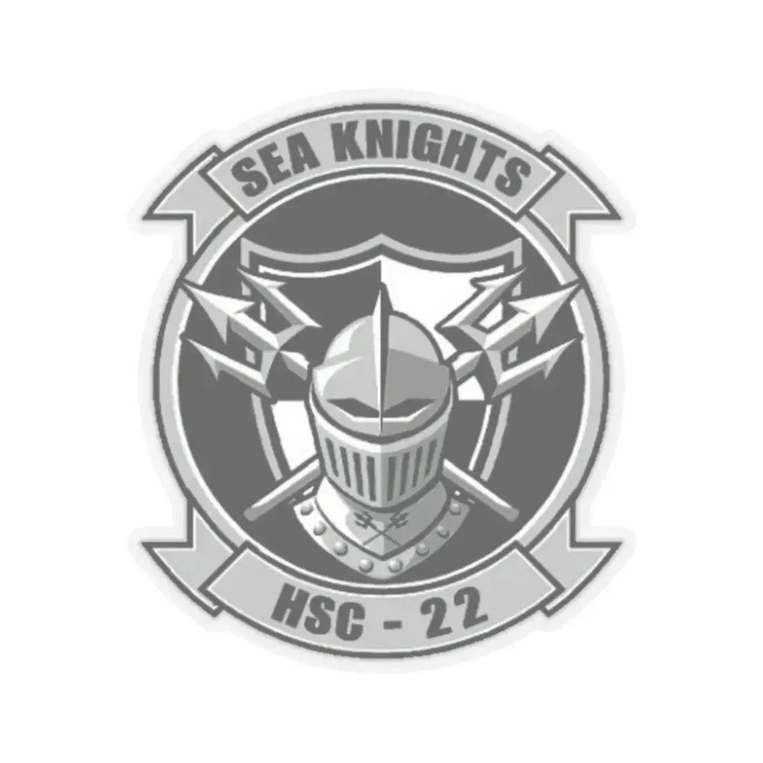 HSC 22 (U.S. Navy) STICKER Vinyl Kiss-Cut Decal 3 Inch Transparent - The Sticker Space