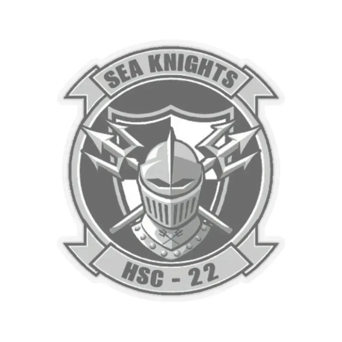 HSC 22 (U.S. Navy) STICKER Vinyl Kiss-Cut Decal 6 Inch Transparent - The Sticker Space