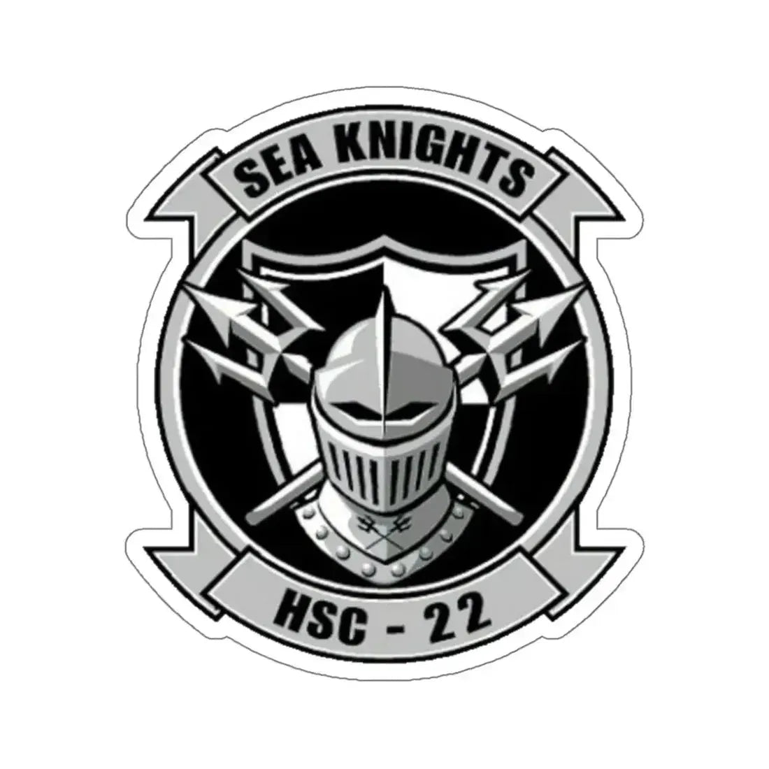 HSC 22 (U.S. Navy) STICKER Vinyl Kiss-Cut Decal 6 Inch White - The Sticker Space