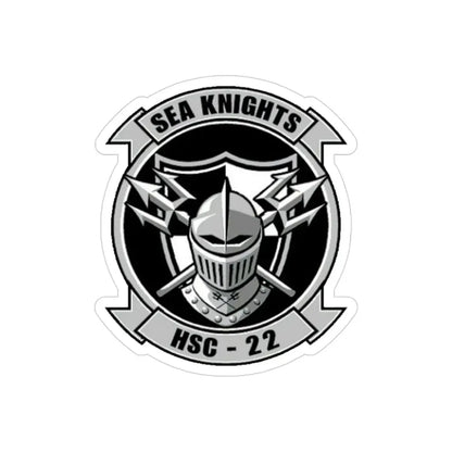 HSC 22 (U.S. Navy) Transparent STICKER Die-Cut Vinyl Decal 3 Inch Transparent - The Sticker Space