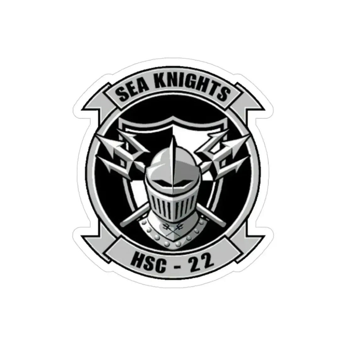 HSC 22 (U.S. Navy) Transparent STICKER Die-Cut Vinyl Decal - The Sticker Space