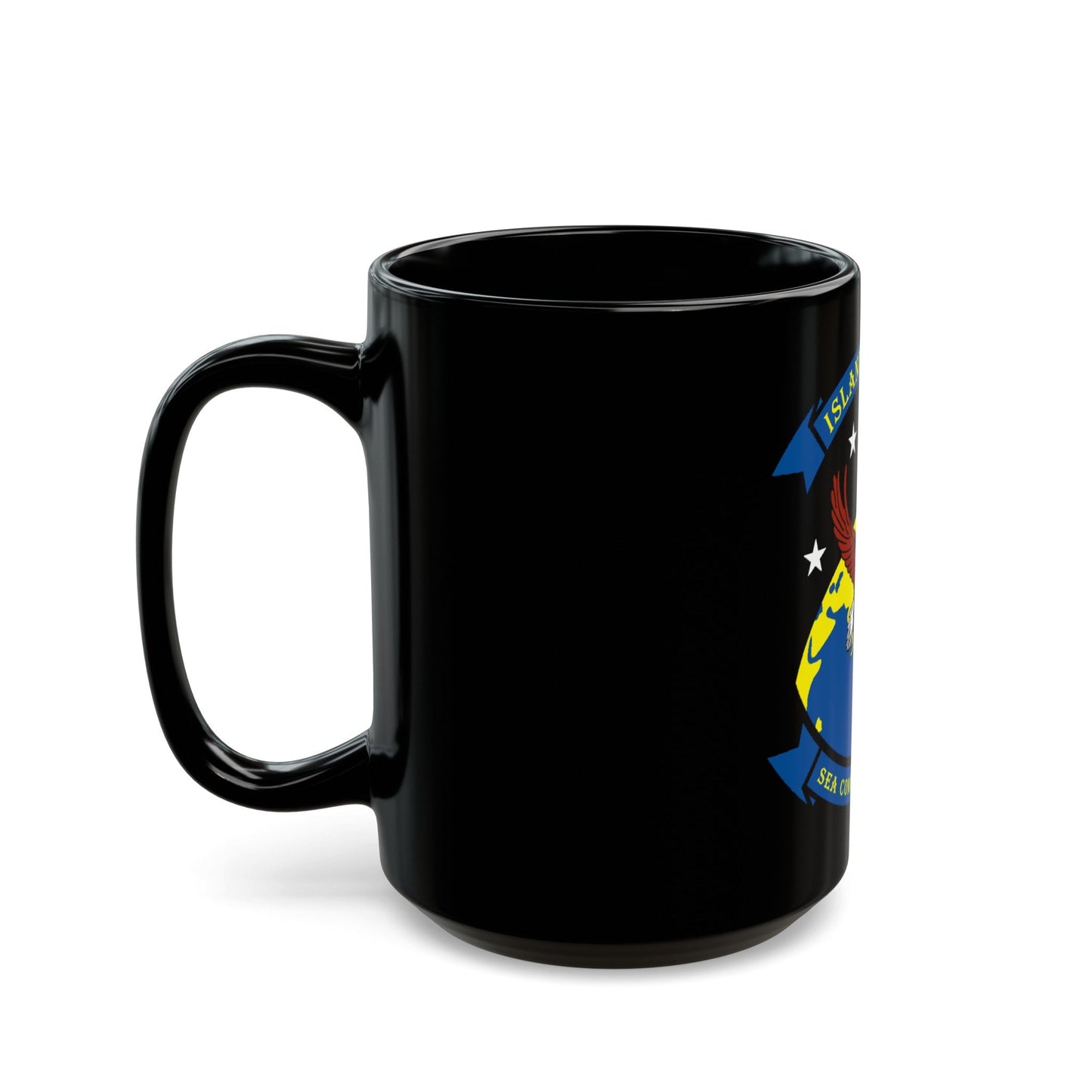 HSC 25 Island Knights 2 (U.S. Navy) Black Coffee Mug-The Sticker Space