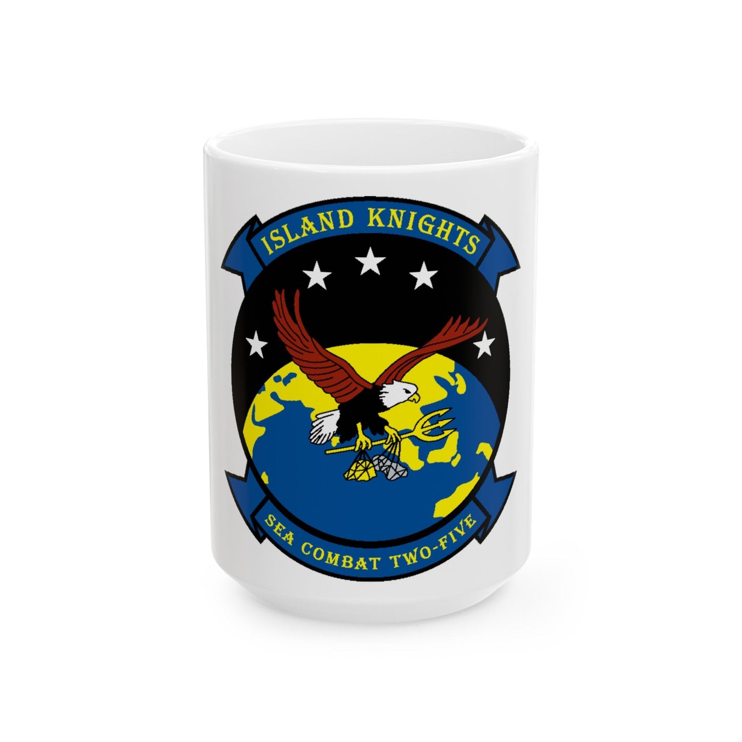 HSC 25 Island Knights 2 (U.S. Navy) White Coffee Mug-15oz-The Sticker Space