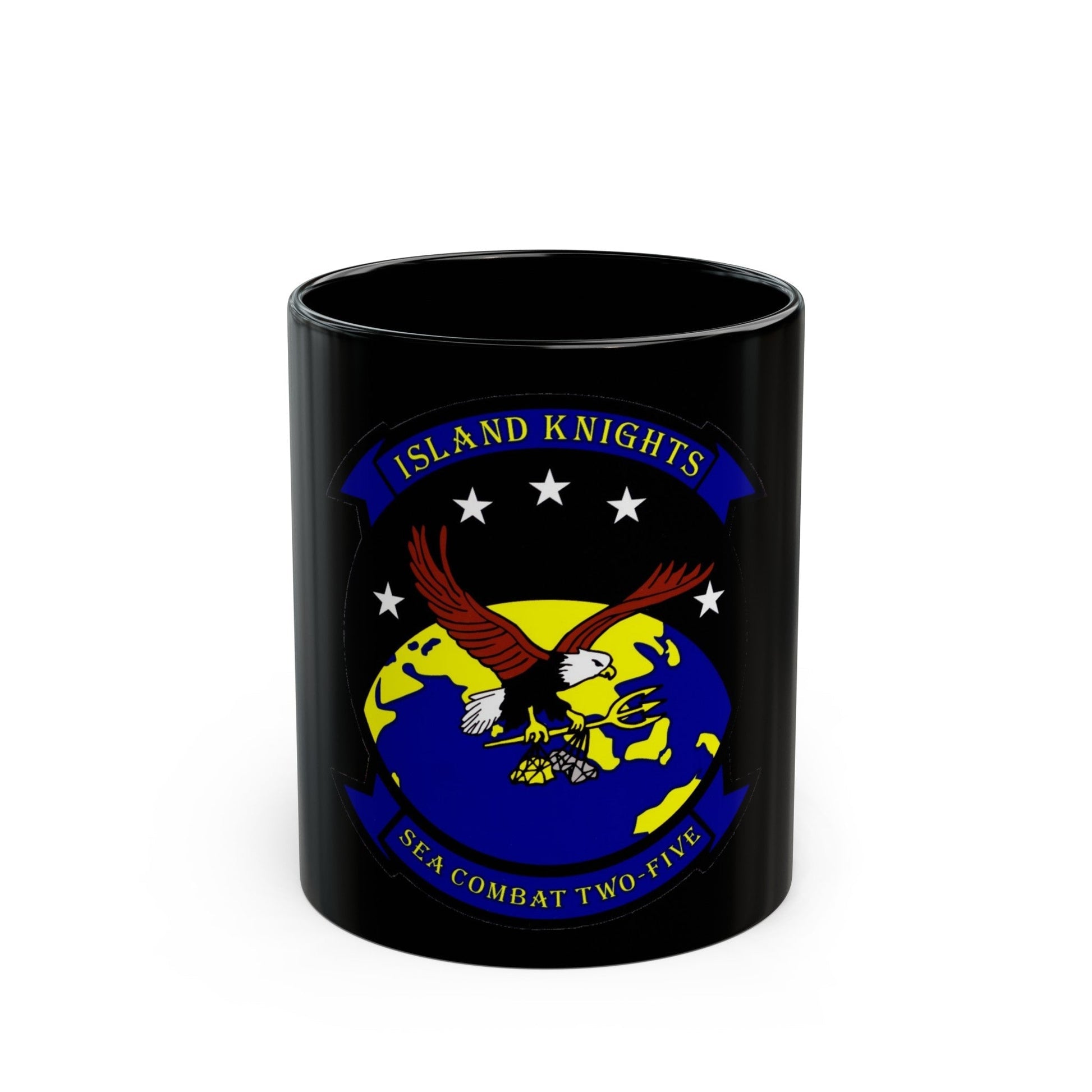 HSC 25 (U.S. Navy) Black Coffee Mug-11oz-The Sticker Space