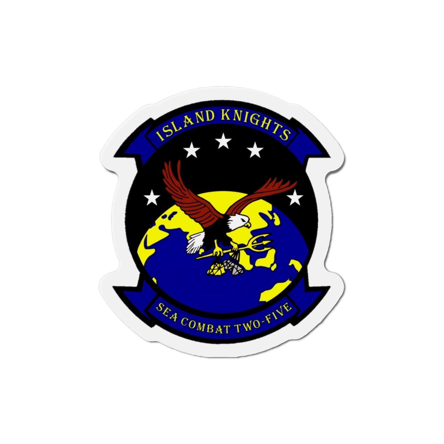 HSC 25 (U.S. Navy) Die-Cut Magnet-3" x 3"-The Sticker Space