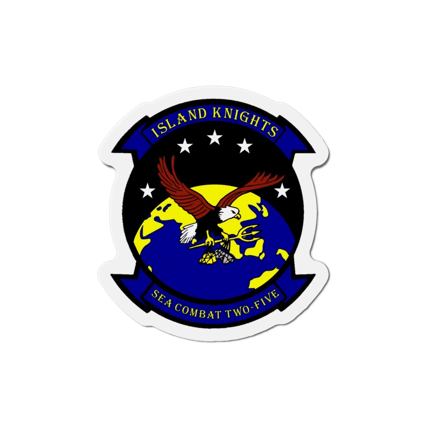 HSC 25 (U.S. Navy) Die-Cut Magnet-4" x 4"-The Sticker Space