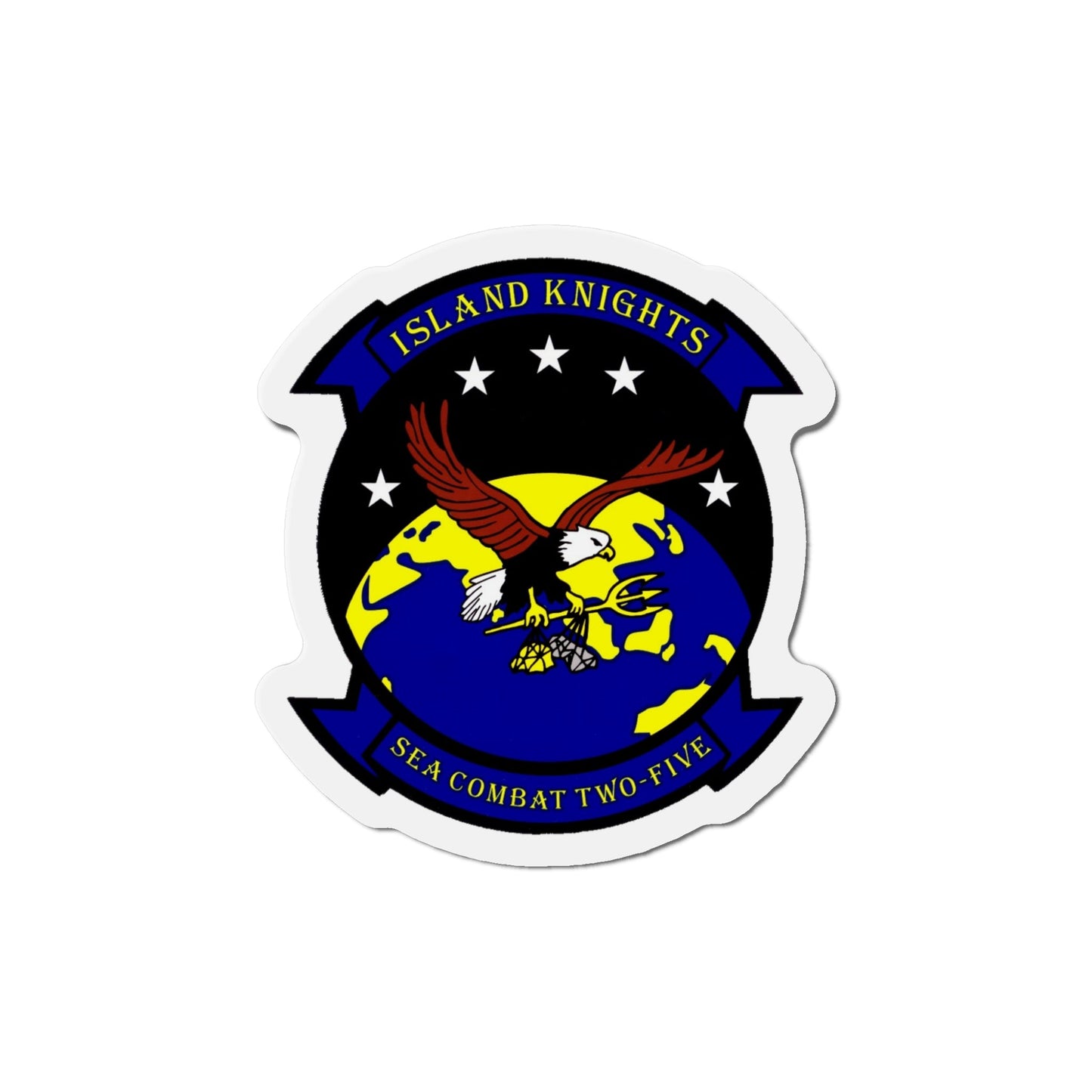 HSC 25 (U.S. Navy) Die-Cut Magnet-5" x 5"-The Sticker Space