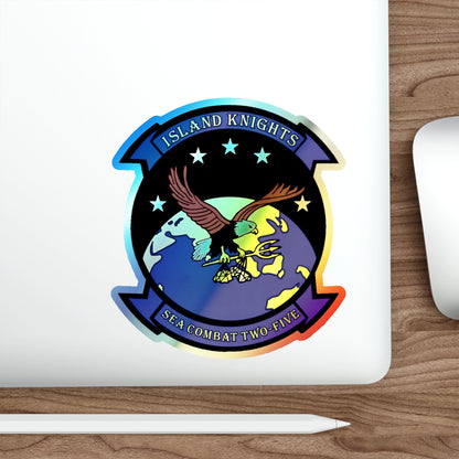 HSC 25 (U.S. Navy) Holographic STICKER Die-Cut Vinyl Decal-The Sticker Space