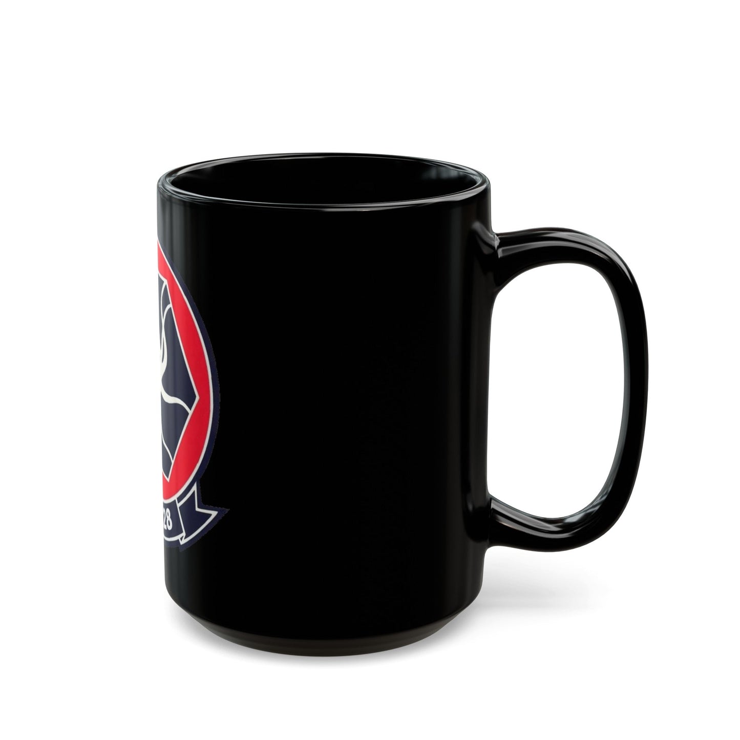 HSC 28 (U.S. Navy) Black Coffee Mug-The Sticker Space