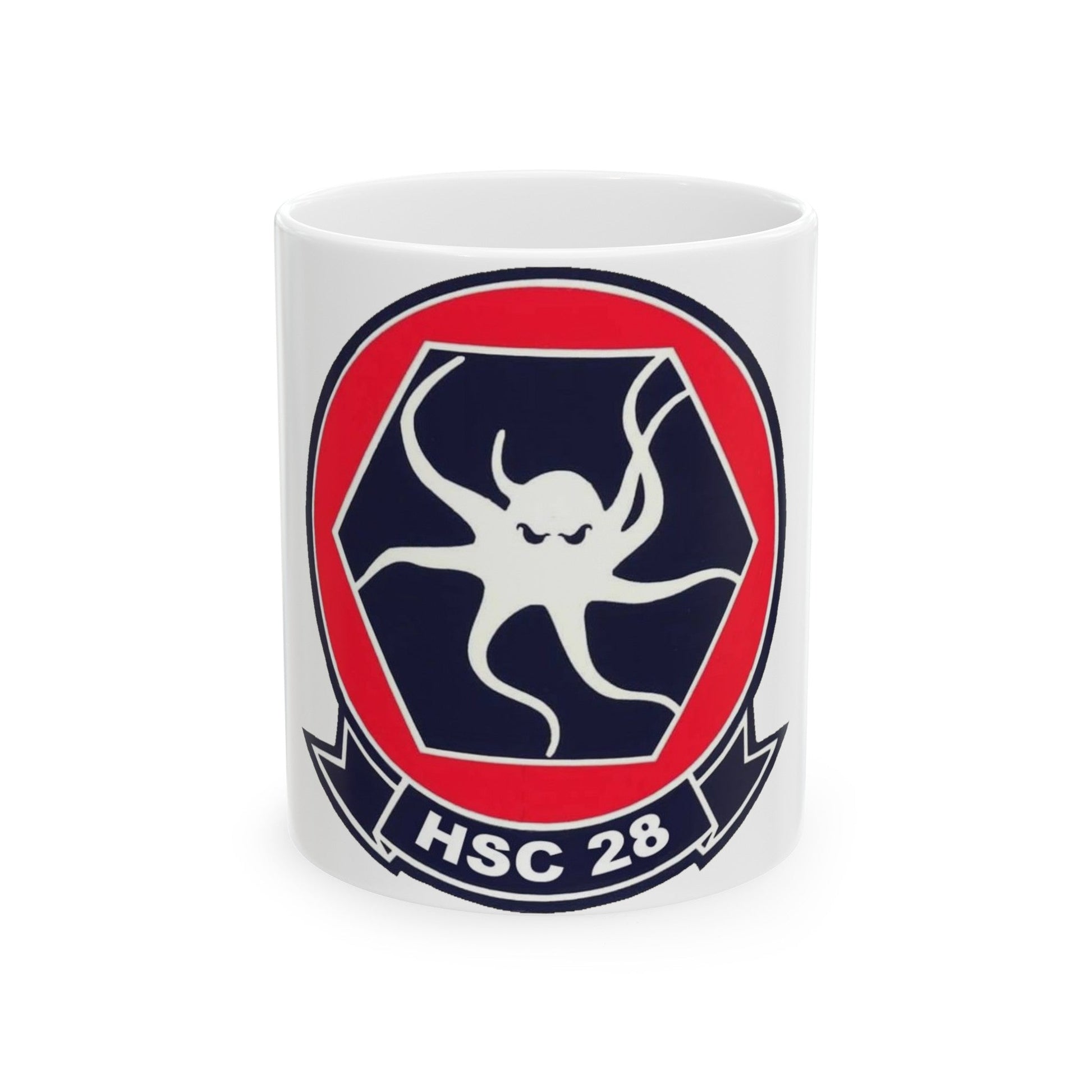 HSC 28 (U.S. Navy) White Coffee Mug-11oz-The Sticker Space