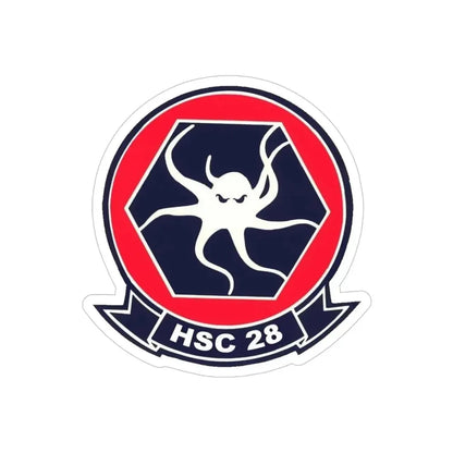 HSC 28 (U.S. Navy) Transparent STICKER Die-Cut Vinyl Decal - The Sticker Space