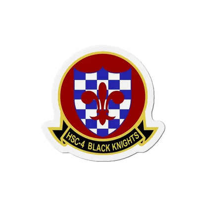 HSC 4 Helicopter Sea Combat Squadron 4 ‘Black Knights’ (U.S. Navy) Refrigerator Magnet - The Sticker Space
