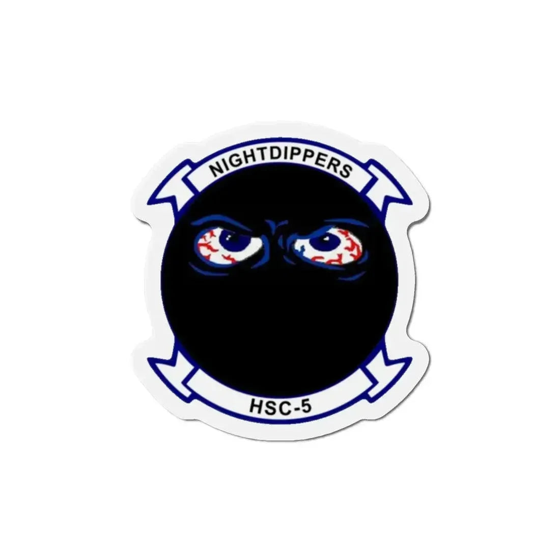 HSC 5 Helicopter Sea Combat Squadron 5 ‘Nightdippers’ (U.S. Navy) Refrigerator Magnet 6 Inch - The Sticker Space