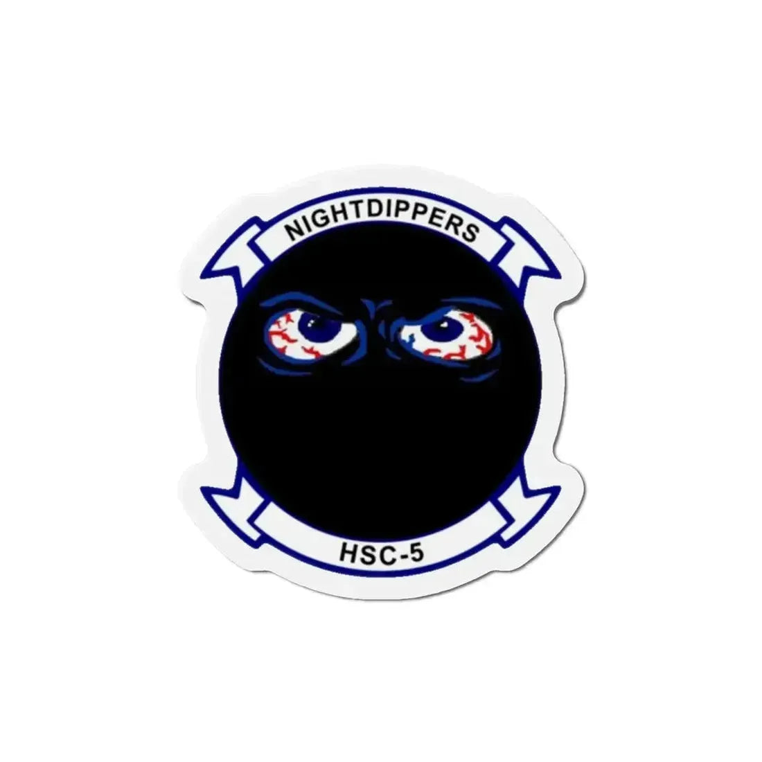 HSC 5 Helicopter Sea Combat Squadron 5 ‘Nightdippers’ (U.S. Navy) Refrigerator Magnet - The Sticker Space