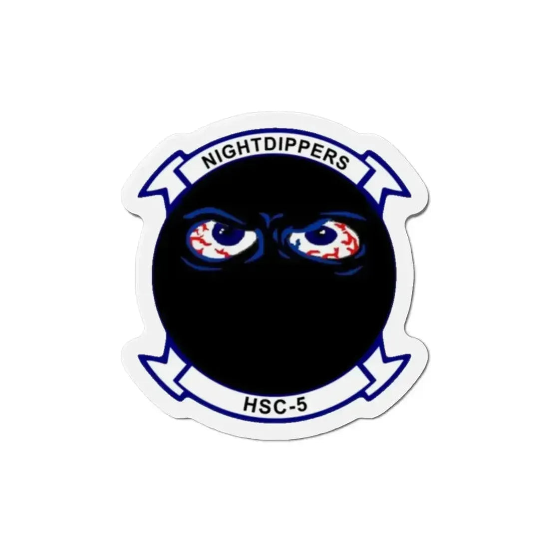 HSC 5 Helicopter Sea Combat Squadron 5 ‘Nightdippers’ (U.S. Navy) Refrigerator Magnet - The Sticker Space