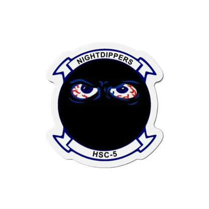HSC 5 Helicopter Sea Combat Squadron 5 ‘Nightdippers’ (U.S. Navy) Refrigerator Magnet - The Sticker Space