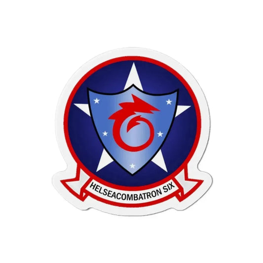 HSC 6 Helicopter Sea Combat Squadron 6 ‘Indians’ (U.S. Navy) Refrigerator Magnet 2 Inch - The Sticker Space