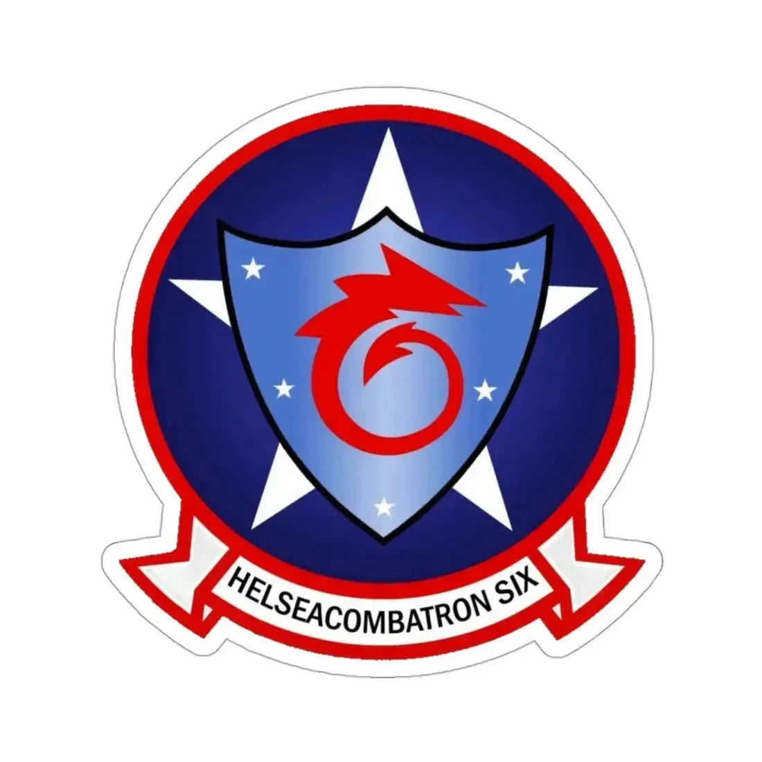 HSC 6 Helicopter Sea Combat Squadron 6 ‘Indians’ (U.S. Navy) STICKER Vinyl Die-Cut Decal - The Sticker Space