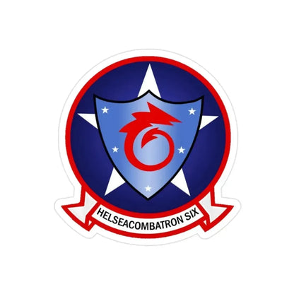 HSC 6 Helicopter Sea Combat Squadron 6 ‘Indians’ (U.S. Navy) Transparent STICKER Die-Cut Vinyl Decal 2 Inch Transparent - The Sticker Space