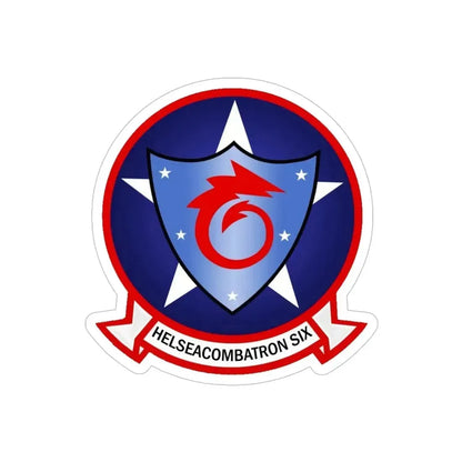HSC 6 Helicopter Sea Combat Squadron 6 ‘Indians’ (U.S. Navy) Transparent STICKER Die-Cut Vinyl Decal - The Sticker Space