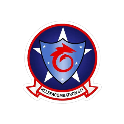 HSC 6 Helicopter Sea Combat Squadron 6 ‘Indians’ (U.S. Navy) Transparent STICKER Die-Cut Vinyl Decal - The Sticker Space