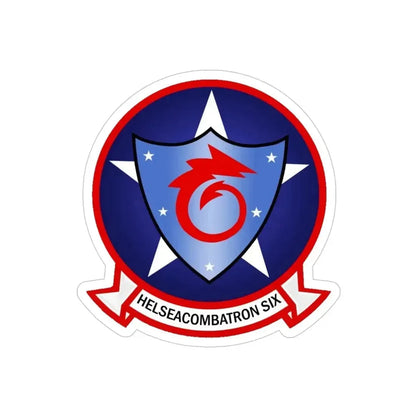 HSC 6 Helicopter Sea Combat Squadron 6 ‘Indians’ (U.S. Navy) Transparent STICKER Die-Cut Vinyl Decal - The Sticker Space