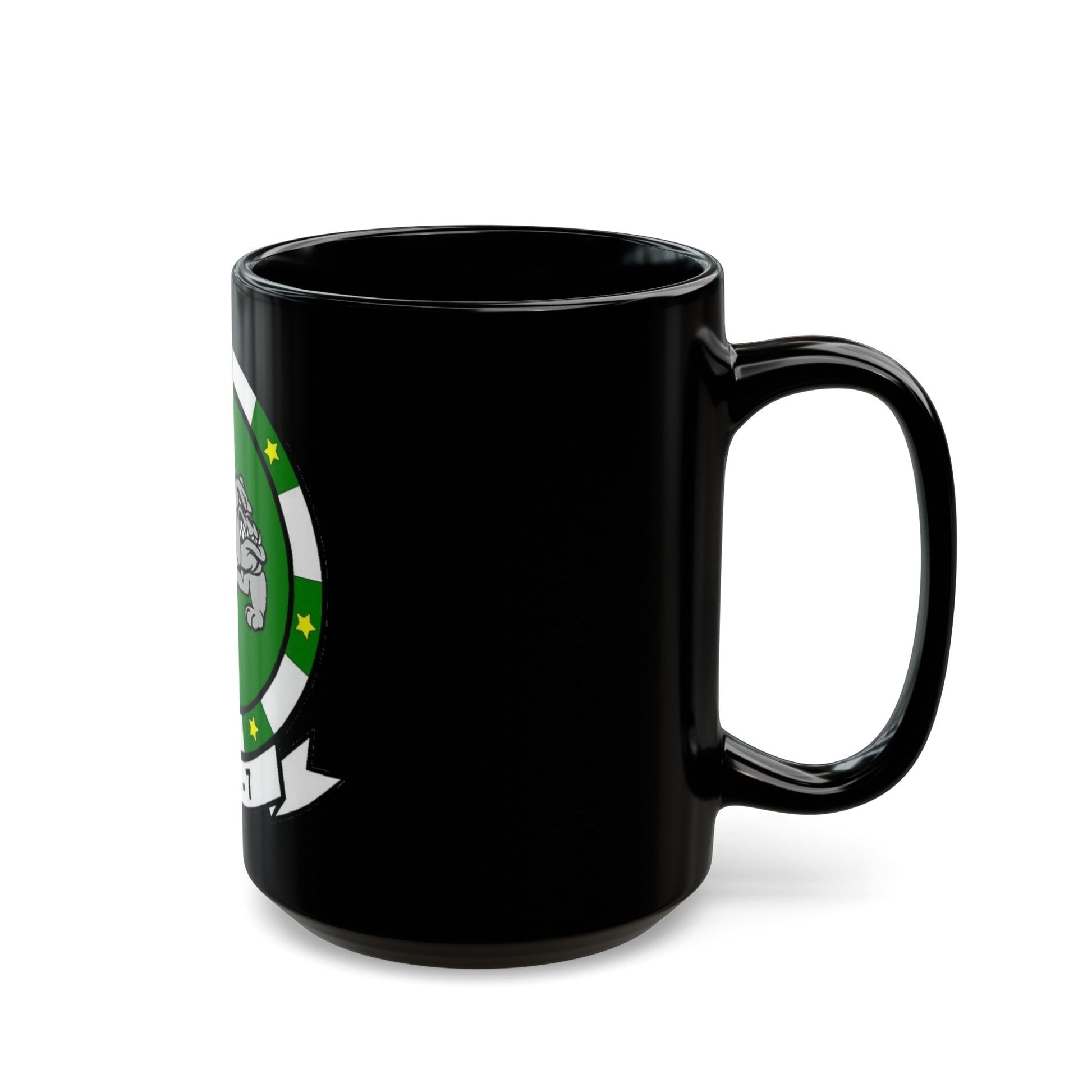 HSC 7 (U.S. Navy) Black Coffee Mug-The Sticker Space