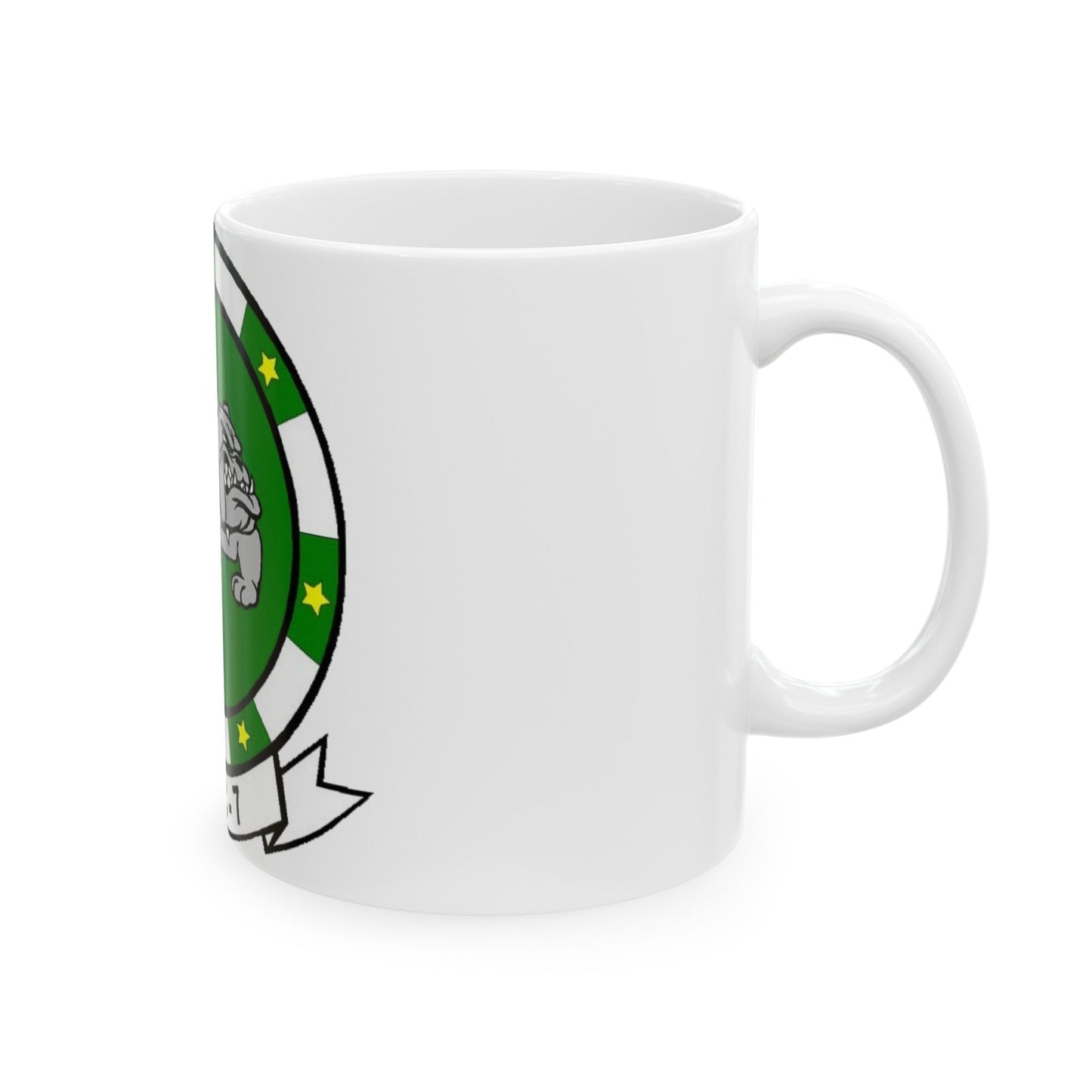 HSC 7 (U.S. Navy) White Coffee Mug-The Sticker Space