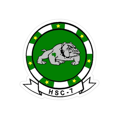 HSC 7 (U.S. Navy) Transparent STICKER Die-Cut Vinyl Decal 2 Inch Transparent - The Sticker Space