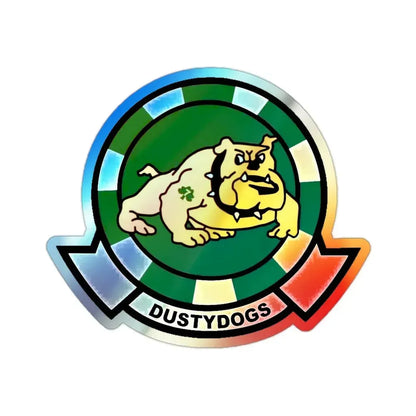 HSC 7 v2 (U.S. Navy) Holographic STICKER Die-Cut Vinyl Decal 2 Inch Holographic - The Sticker Space