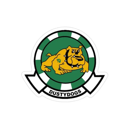 HSC 7 v2 (U.S. Navy) Transparent STICKER Die-Cut Vinyl Decal 2 Inch Transparent - The Sticker Space