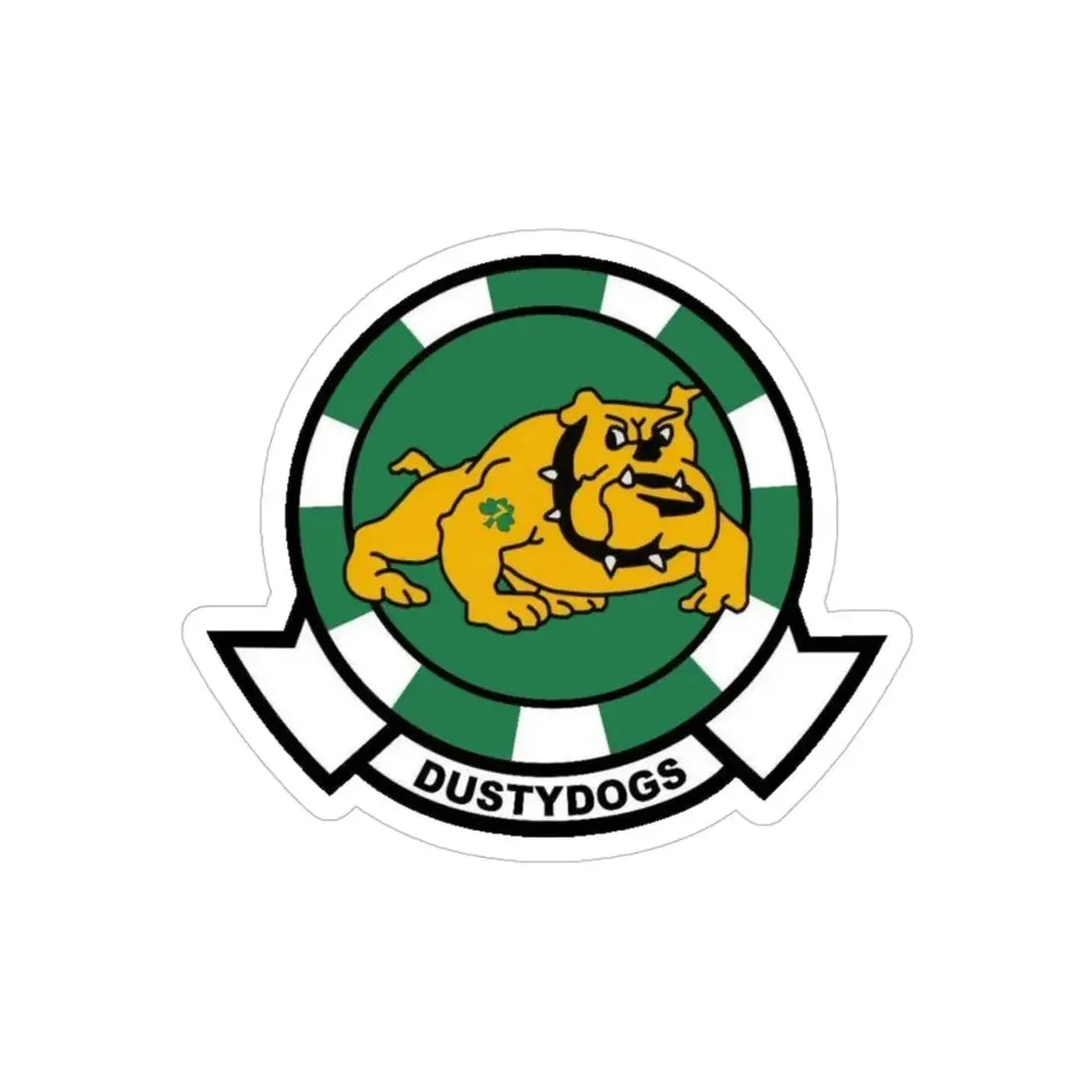 HSC 7 v2 (U.S. Navy) Transparent STICKER Die-Cut Vinyl Decal 4 Inch Transparent - The Sticker Space