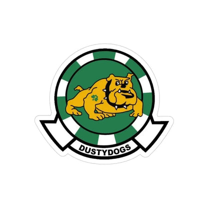 HSC 7 v2 (U.S. Navy) Transparent STICKER Die-Cut Vinyl Decal 4 Inch Transparent - The Sticker Space